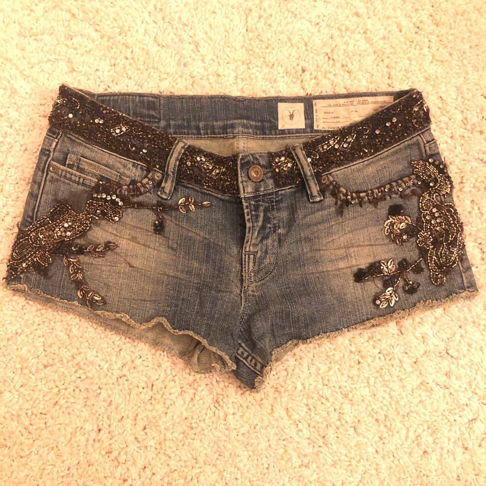ALL SAINTS Spitalfields Jacks Place Beaded Shorts